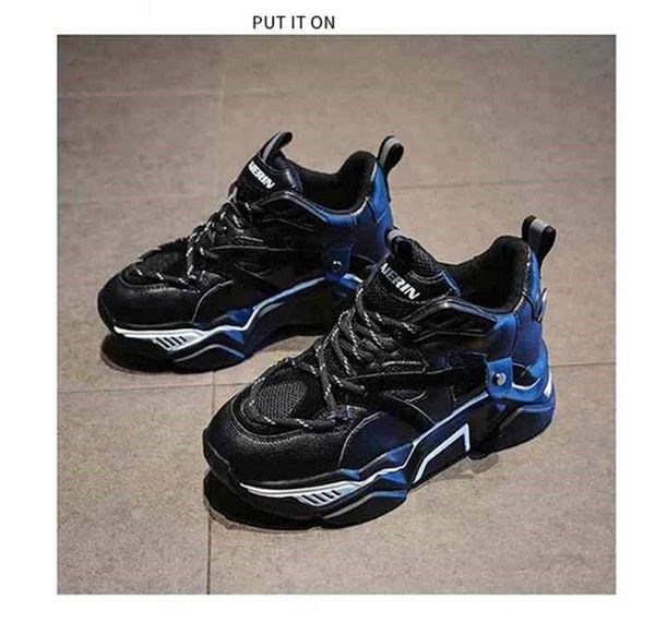 

sports shoes women 2019 new women's shoes autumn korean wear-resistant student running shoes women's low light and comfortable to, Black