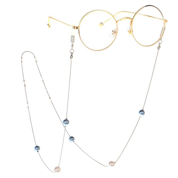 

fashion simple handmade bright fashion simple handmade bright pearl pearl glasses chain glasses chain, Blue