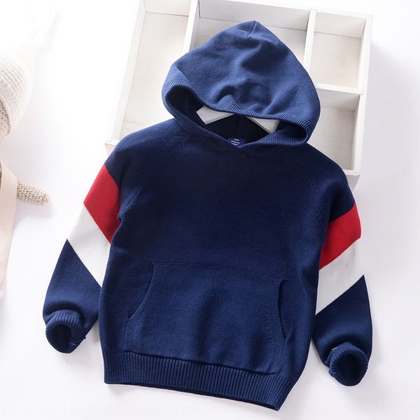 

bdyyo boyshooded 2020 new single-layer striped baby korean clothing boyshooded 2020 new children's sweater sweatersingle-layer striped, Blue