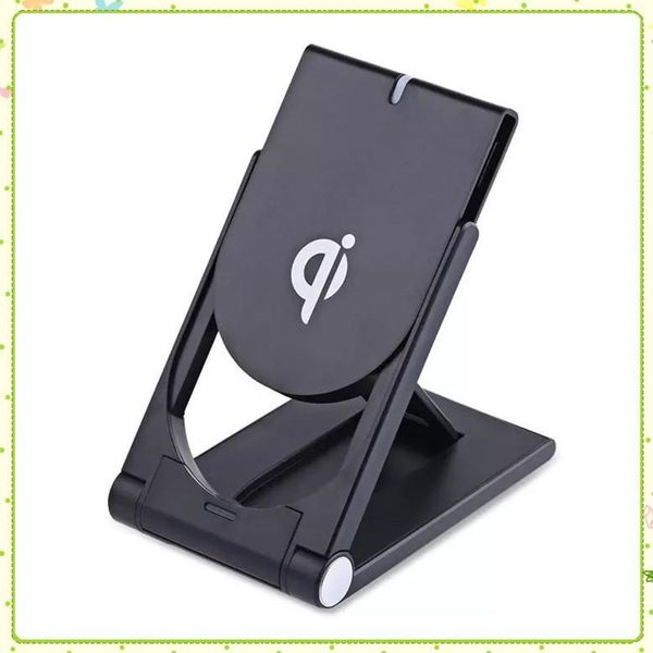 

qi wireless charger adjustable q11 for iphone 11 x 8 stand dock folding phone holder for samsung s8 s9 s10 note wireless charging pad ergcou
