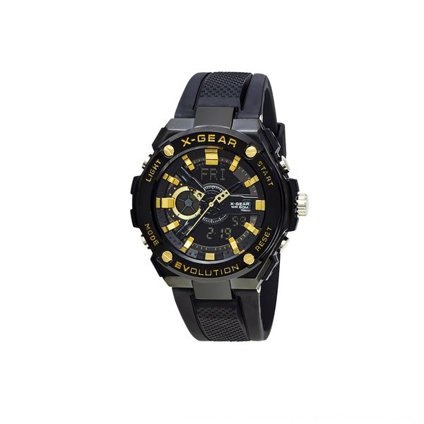 

creative x-gear men's sports outdoor electronic watch waterproof electronic quartz watch, Blue