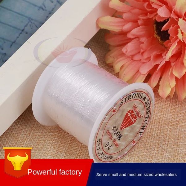 

grldu diy handmade beaded material fish accessories transparent crystal non-elastic nylon diy silk thread bead wire silk line transparent fi, Silver