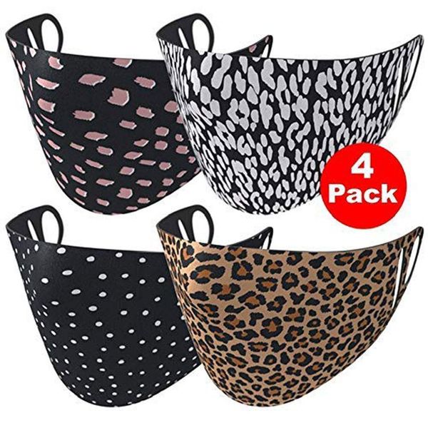 

4pcs dustproof windproof foggy haze anti-spitting protective mask