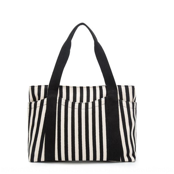 

creative new striped mummy canvas storage single shoulder canvas women's origin women's bag thickened storage bag