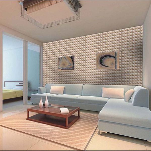 

fire-resistant 3d mural wallpaper modern interior decoration 3d pvc diffuser deco wall panels