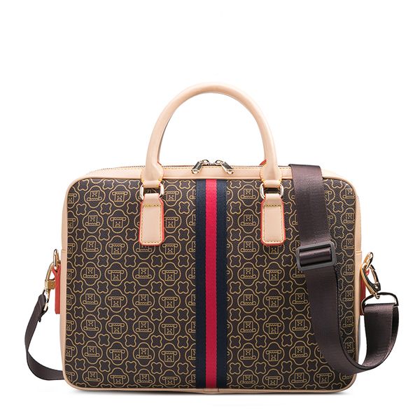 

handbag women's bag handbag business briefcase shoulder messenger large capacity file package cross section men's bag
