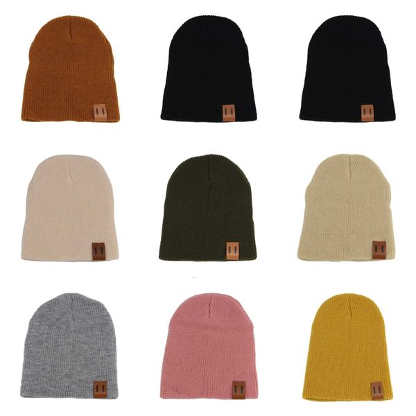 

autumn and winter sweet strawberry knit hat female baby baby hat children's head cap child warm hat#146, Blue;gray