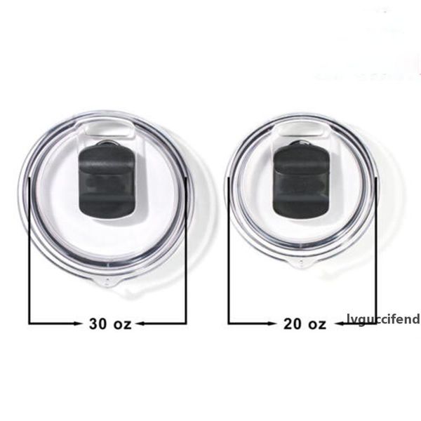 

new plastic 20oz 30oz tumbler slider magnetic lids leakproof mug cup replacement lids spill-proof cup cover 08
