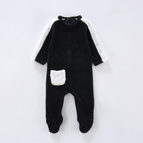 

bodysuit pyjamas kids clothes long sleeves children clothing newborn overalls children boy girls clothes jumpsuit, Blue