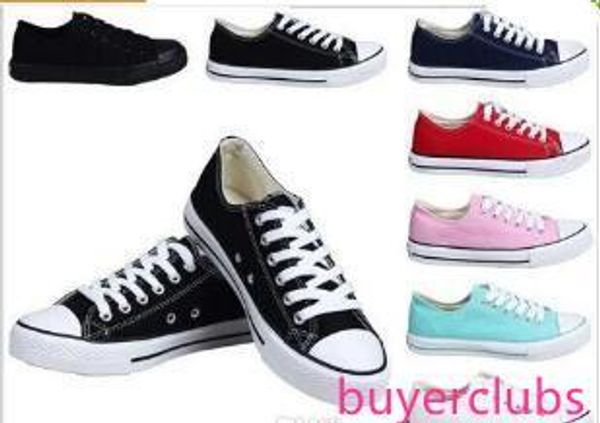 

new size 35-46 new low-& high-women's men's star canvas shoes 13 colors laced up casual shoes sneaker shoes retail, Black;green