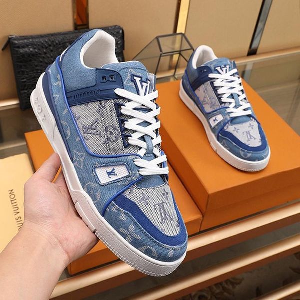 

mens shoes casual luxury fashion sneakers casual shoes with box chaussures homme sports shoes men flats sale 595 breathable