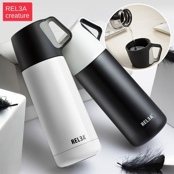 

biological couple portable men's and women's creative stainless steel thermos thermos vacuum tea cup children's cup
