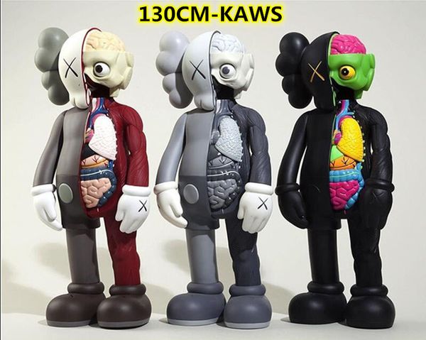 

130cm originalfake kaws 4ft dissected companion figure with original anatomy kaws large action figure joints can move model decorations