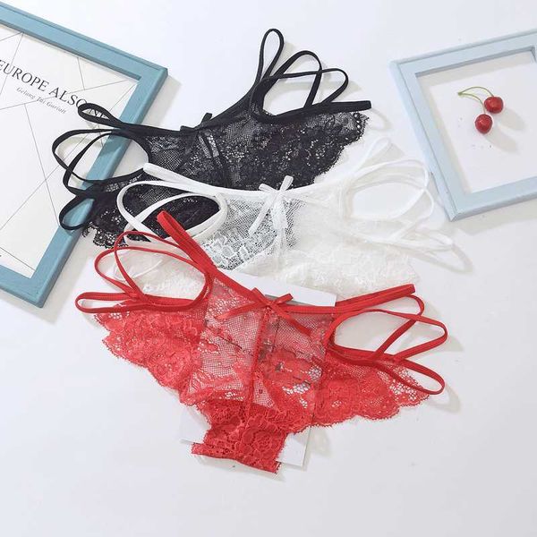 

new panties lace women underwear low waist bandage female briefs panty sale, Black;pink