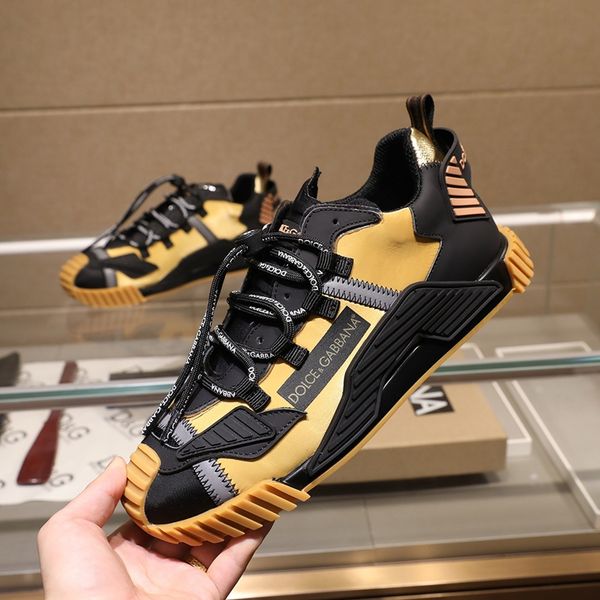 

176 brand designer high-quality men's casual sports shoes, outdoor casual shoes, with original box packaging size 38--45, Black