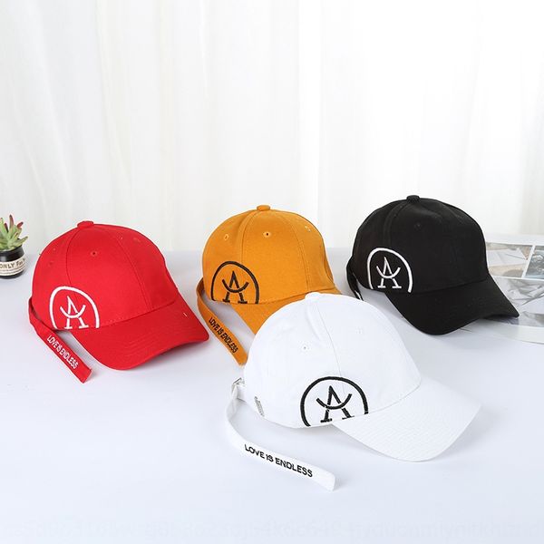 

women's summer casual baseball cap baseball cap korean style children's hat creative ribbon all-match trendy hat, Yellow