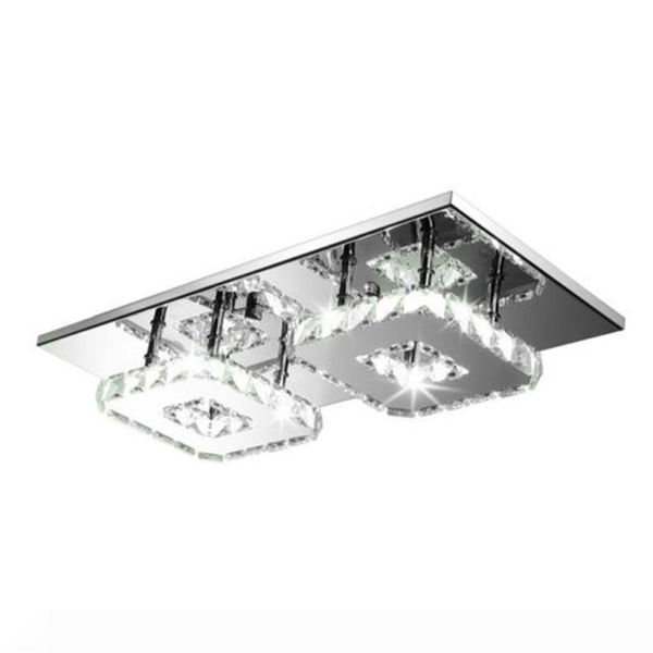 

led ceiling light 24w crystal square ceiling lamp for bar living room livingroom led chip light.
