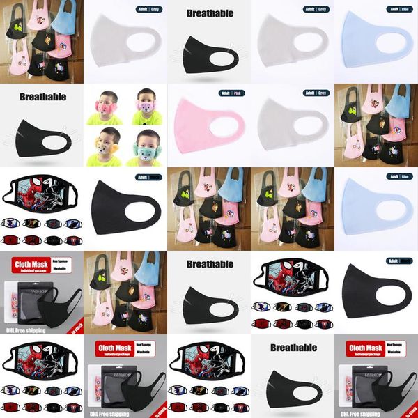 

dhl same day shipping ice silk cotton masks tools kids 044usd high end packaging motorcycle bandanas face masks designer masks nnpja