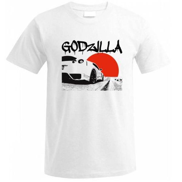 

summer fashion men t-shirt for godzilla gt-r r38 nismo drift racing tuning jdm fan t shirt, Gray;blue