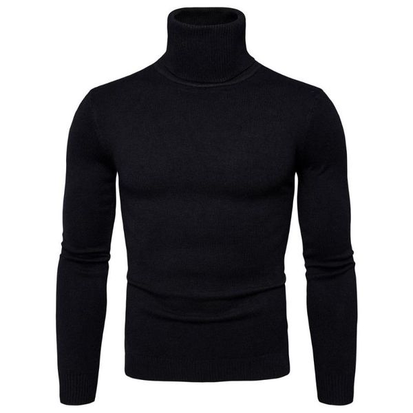 

winter high neck thick warm sweater men, White;black