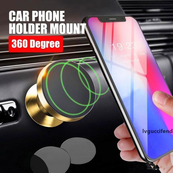 

universal metal phone holder magnet bracket 360 rotation swivel head for cell phone holder car accessories