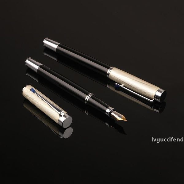 

18pcs metal fountain pen gift pen quality fine 0.5mm nib ink school office stationery wholesale