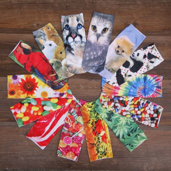 

pork harajuku style 3d boat and boat socks fashion personalized cartoon printed socks, Pink;yellow