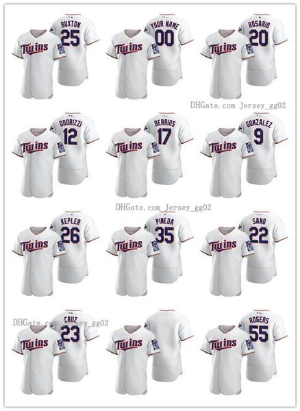 

minnesota twins men women youth 23 nelson cruz 26 max kepler 2020 authentic baseball jersey, Black