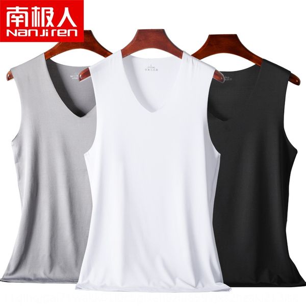 

erdcx internet celebrity nanjiren ice silk seamless summer sports slim fit fitness internet celebrity nanjiren ice silk seamless men, White;black