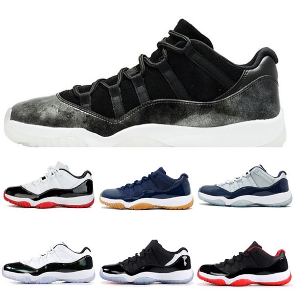 

баскетбольная обувь 11s jumpman низкий суд фиолетовый белый сосна зеленый черный обсидиан unc кроссовки бред concord 45 тренеров # 133mnhj15