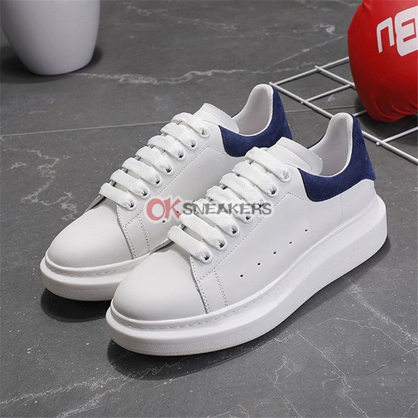 

2021 new mc shoes white leather platform shoes flat casual party shoes suede sports womens mens trainers sneakers with box size 35-46, Black