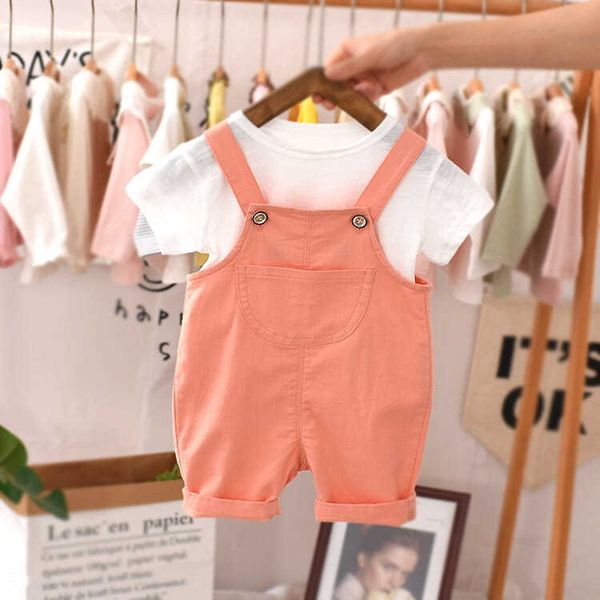 

baby girl sling trousers shorts panty summer girl's belt shorts children's suspender pants 2020 foreign thin children's pants, Blue