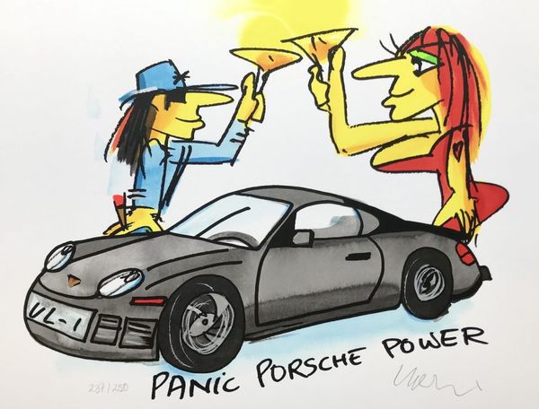 

udo lindenberg panic porsche power home decor handpainted &hd print oil painting on canvas wall art canvas pictures 200731