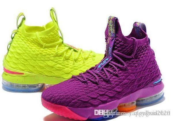 

2020men's xv 15 confetti multicolor basketball shoes luxury 15s ice fire bhm, Black