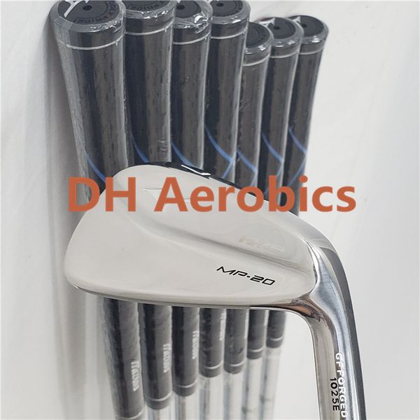 8pcs MP20 Irons Set golf FORGED Irons Professional Blade Back Iron Golf Clubs 3-9p# R/S Flex Steel Albero con copertura per la testa