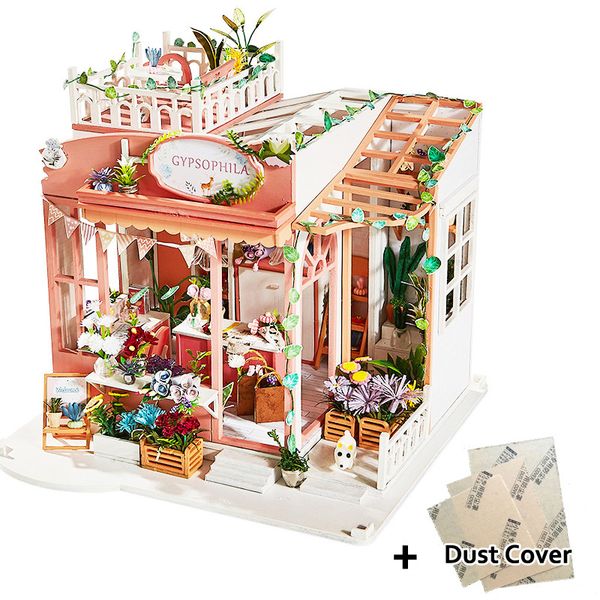 diy miniature flower house