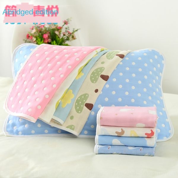 

cotton cotton 6-layer gauze pillow towel gauze children pillow towel