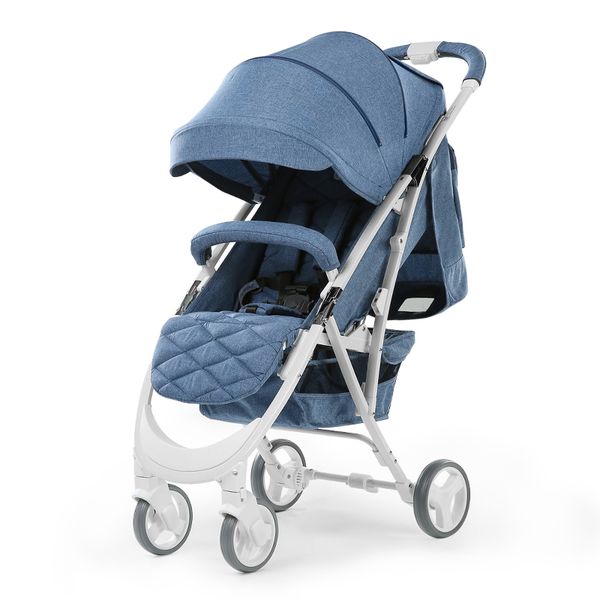 

babyfond baby stroller lightweight high landscape baby carriage can sit and lie pram one hand fold child umbrella cars