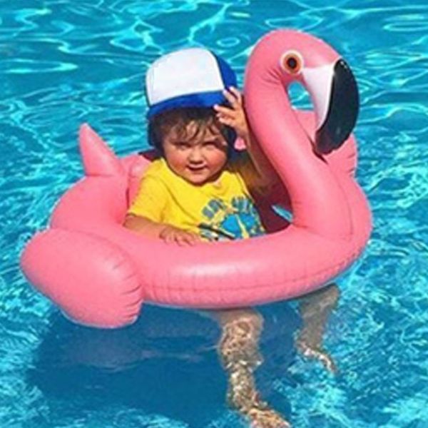 

wholesale baby inflatable flamingo swan pool float circle mattress swimming swan swim ring seat boat raft summer water fun pool toys