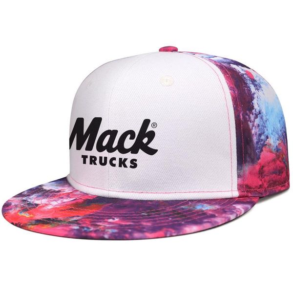 

mack trucks unisex flat брим бейсболка обычная мода trucker шляпы логотип черный, Blue;gray