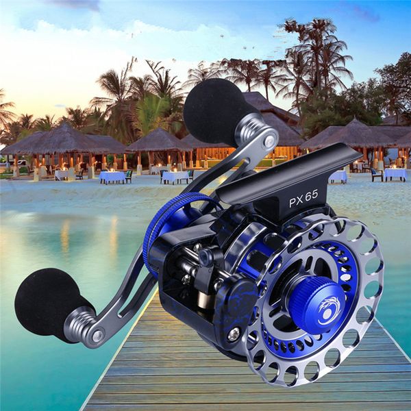 

px65 8bb + 1rb gear ratio 3.6: 1 fishing reel aluminum alloy raft fishing wheel micro-lead wheel sus bearings fly reel