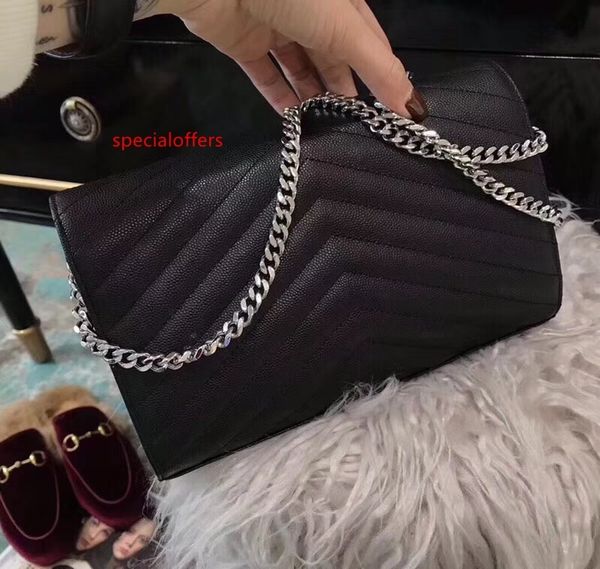 

дизайнерские сумки овчина икры металлической цепи золото серебро дизайнер сумочка из натуральной кожи сумка флип крышки диагонали плеча сумк