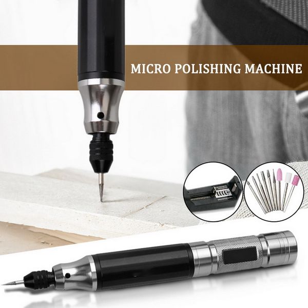 

new mini electric drill power tools kit micro electric engraving pen grinder for diy carving rechargeable engraver