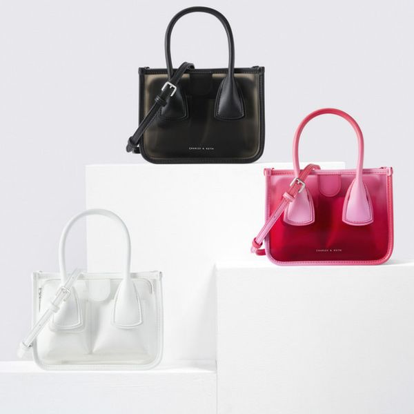 

2020 new ladies transparent bag handbag shoulder bag jelly