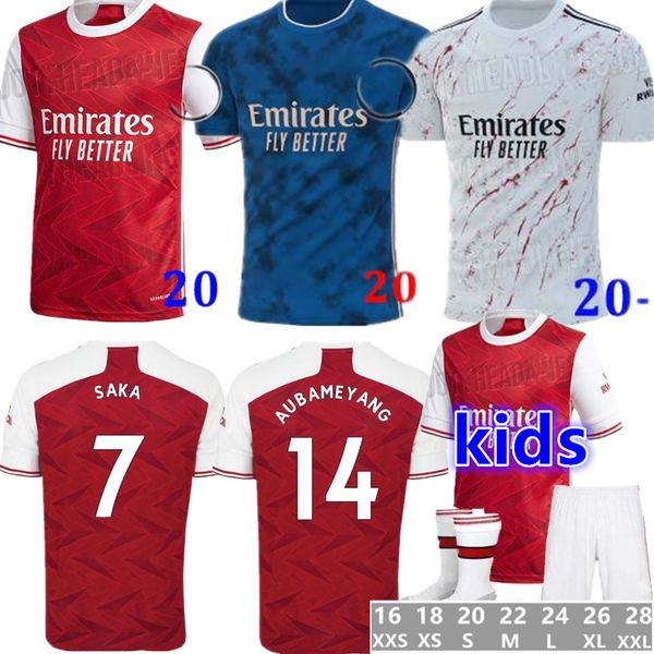

arsen soccer jersey 20 21 pepe saka nicolas ceballos henry guendouzi sokratis maitland-niles tierney 2020 2021 football shirt men + kids kit, Black;yellow