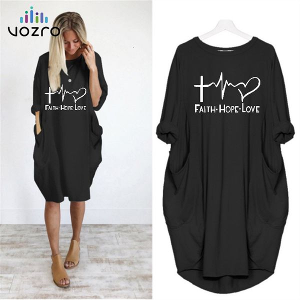 

vozro round neck long sleeve season winter maxi autumn black casual sweater dress women vestido clothes beplus size, Black;gray