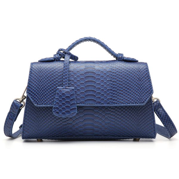 

fashion blue ostrich python clutch ladies bag snake pattern leather bags women hand bag girl ostrich bag for party