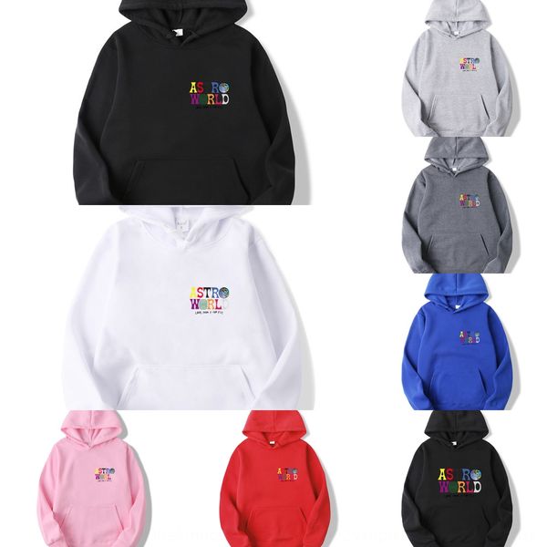 

search travis scott singer and sportswear hoodie women's sweatshirt street and women's hoodie, Black