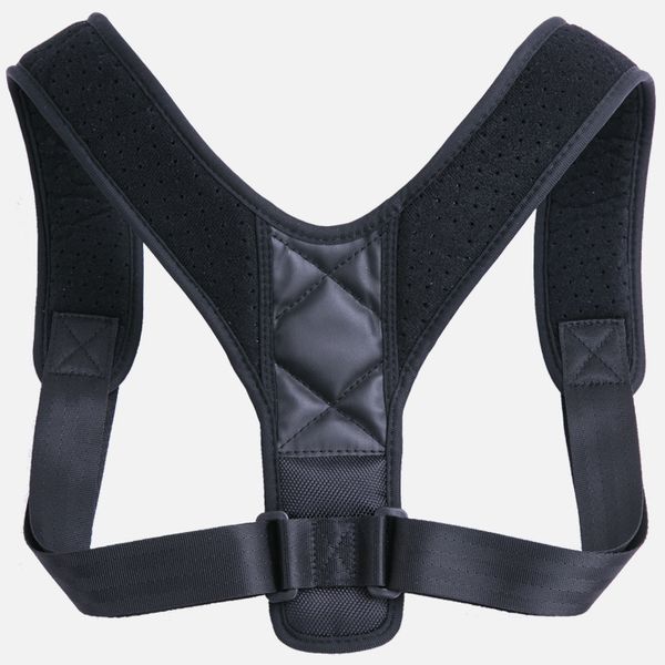 

back support anti-hunchback correction with seat posture, Black;blue