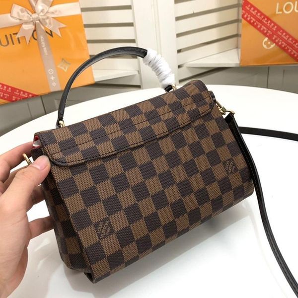 

vintage classic women bags designer luxury crossbody bag leather handbag ladies shoulder bag small flap plaid crossbody bag handle totes